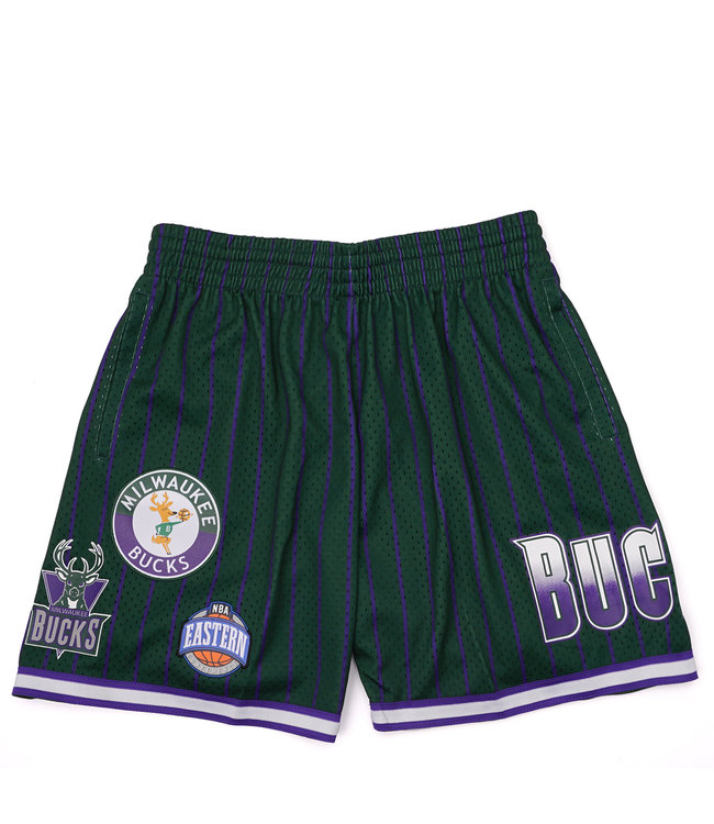 MITCHELL AND NESS Bucks City Collection Mesh Shorts