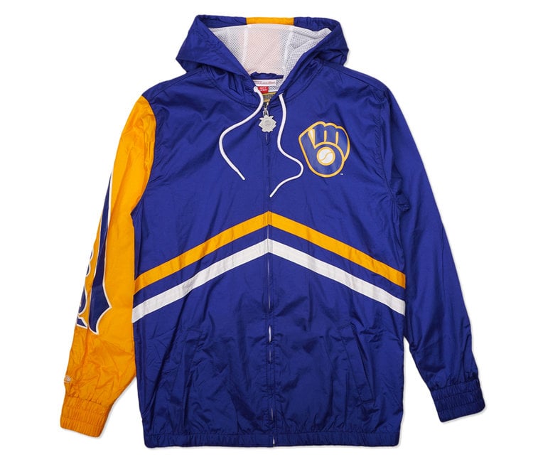 Milwaukee Brewers Mitchell & Ness City Collection Pullover Hoodie - Royal