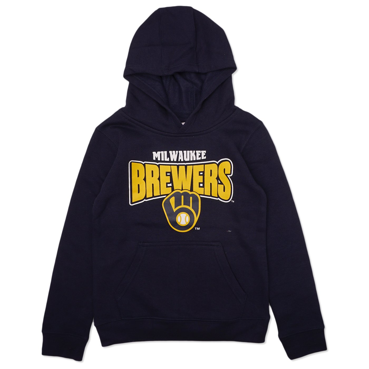 Outerstuff Youth Brewers Youth Draft Pick Pullover Hoodie Navy Size XL -18/20 | MODA3