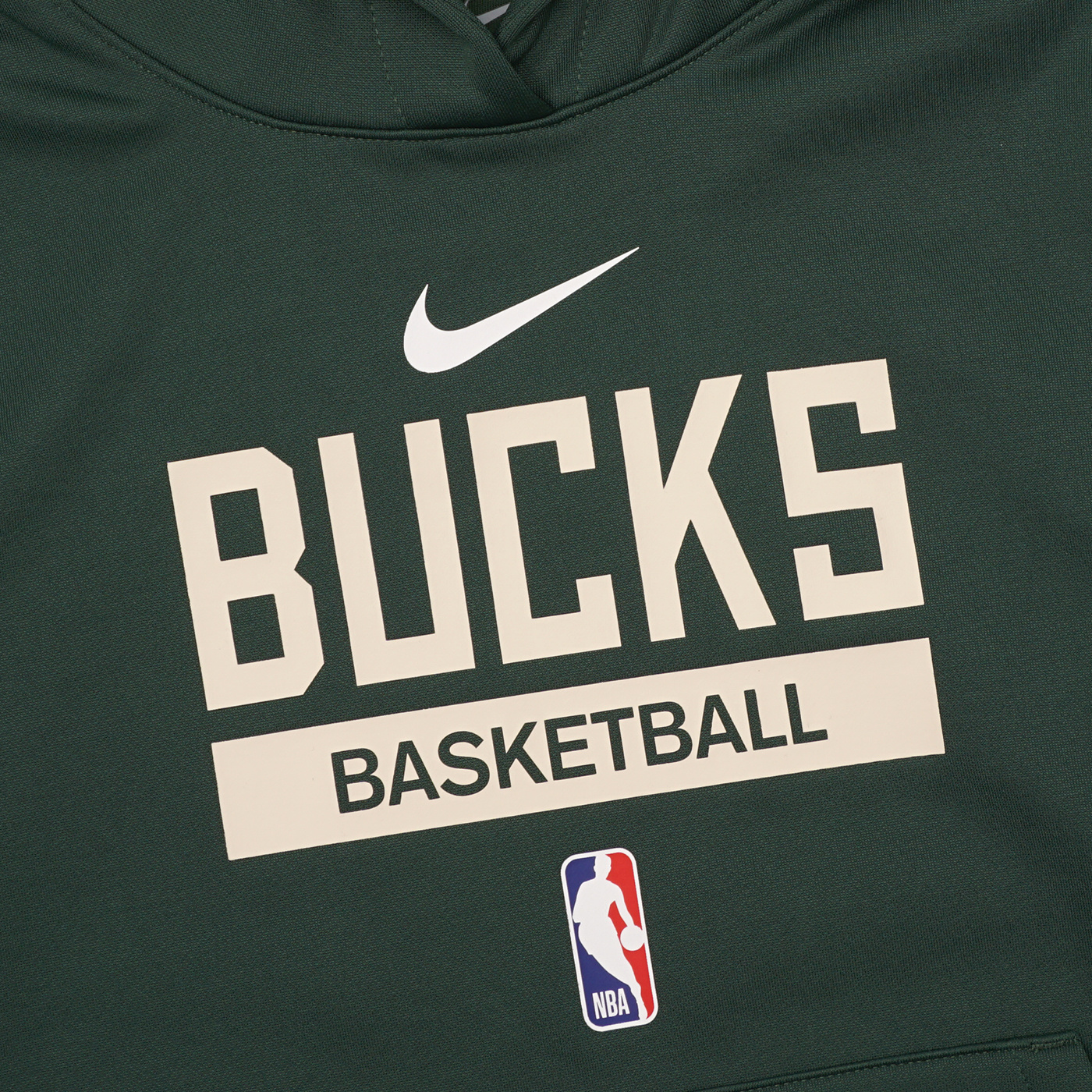 Nike Youth Milwaukee Bucks Spotlight Pullover Fleece Hoodie - Green - XL Each