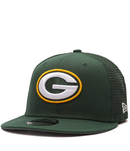 New Era Packers Camo Trucker 9FIFTY Snapback Hat Grey Size Os | MODA3