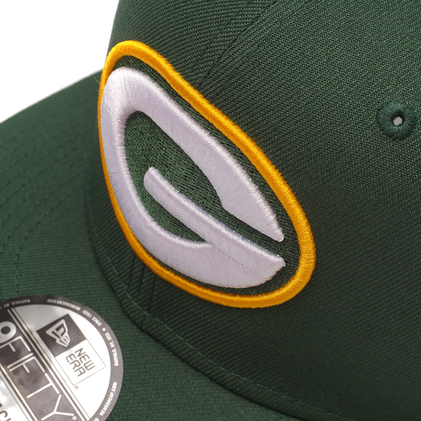 NEW ERA 60402241 Men's Green Bay Packers Green Classic Trucker 9FIFTY Snapback  Hat