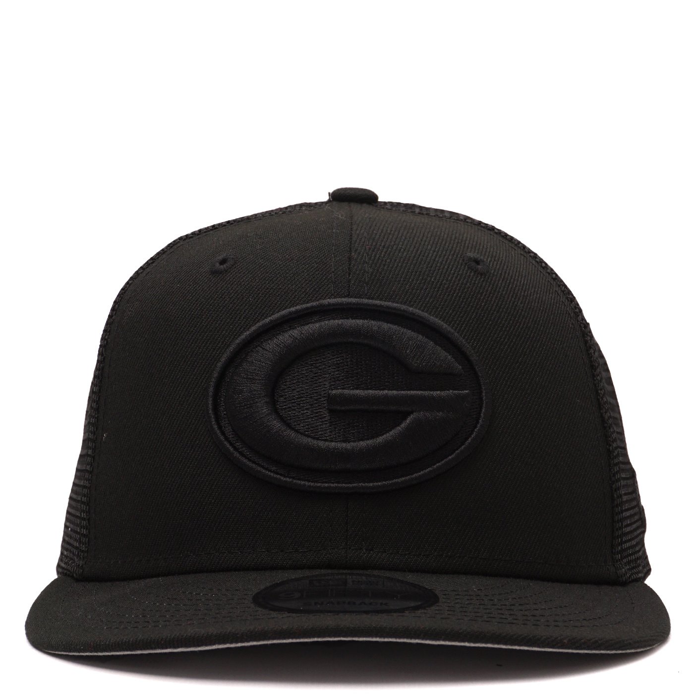 Packers New Era Black All Day 9Forty Trucker Cap