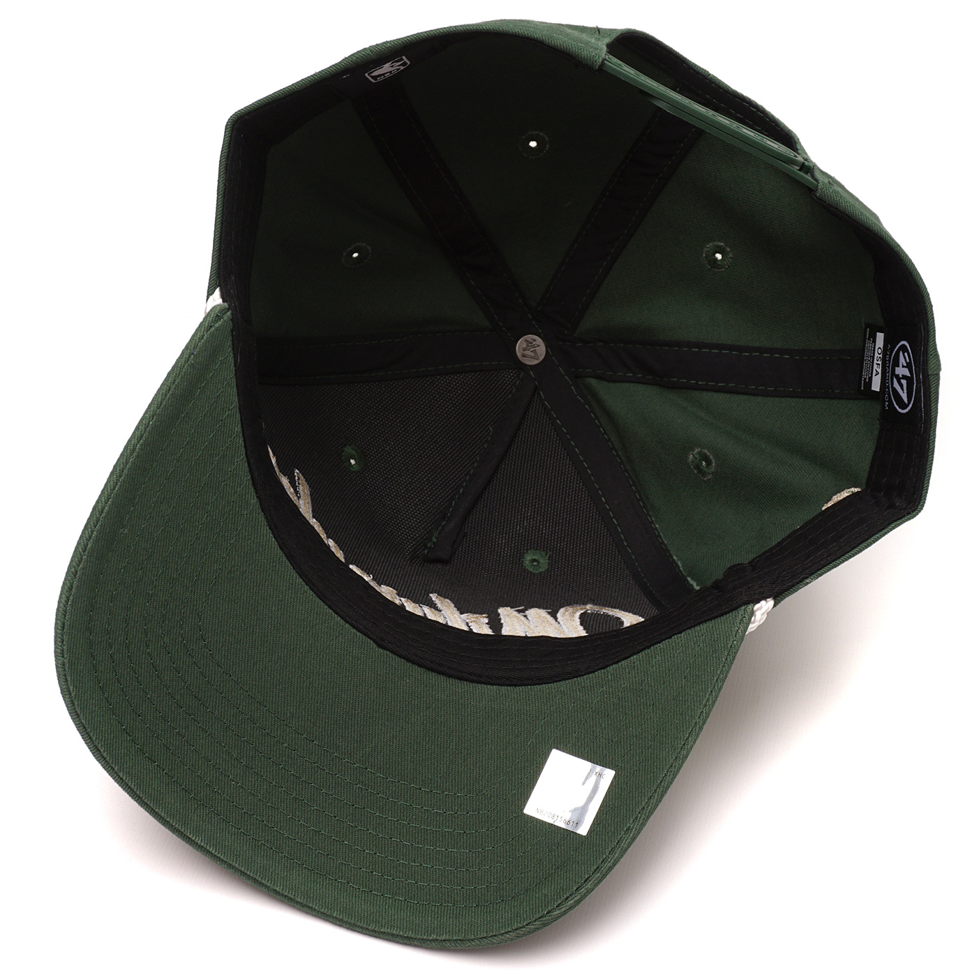 47 Brand Milwaukee Bucks Overhand Script MVP Hat - Dark Green