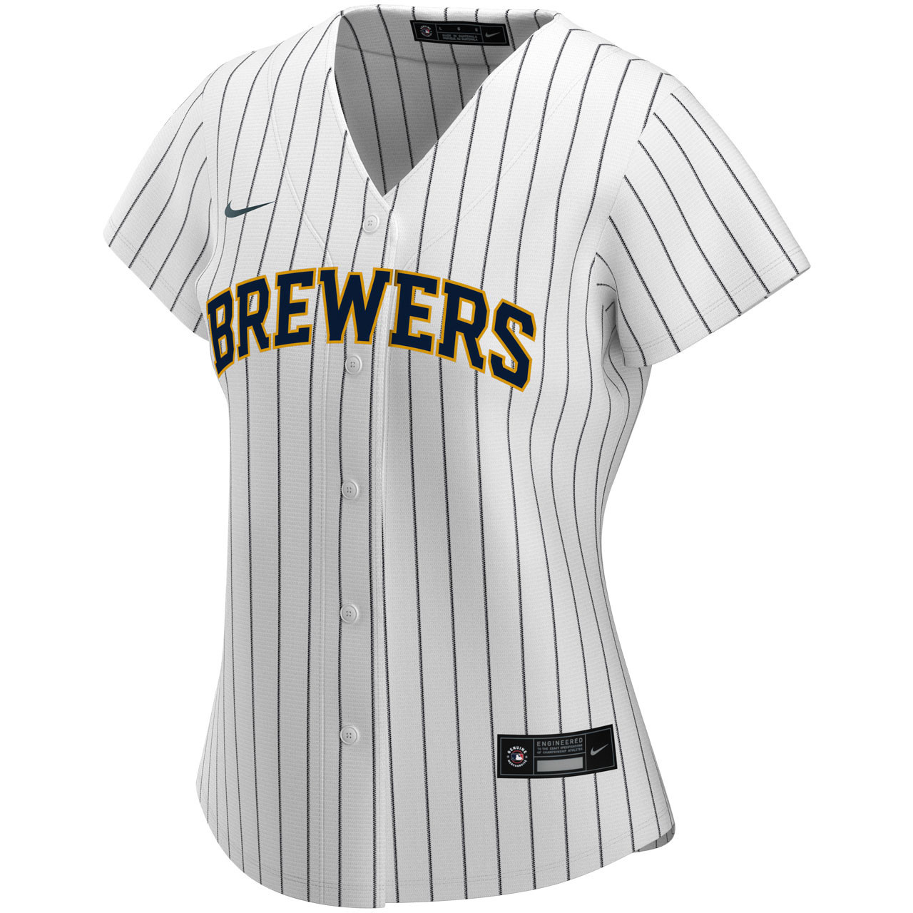 Milwaukee Brewers Nike Alternate Authentic Custom Patch Jersey - White