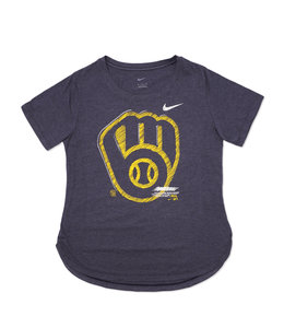 Nike Dri-FIT Right Mix (MLB Milwaukee Brewers) Women's High-Neck Tank Top