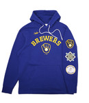 Milwaukee Brewers Nike Royal Rewind Lefty Hooded Sweatshirt