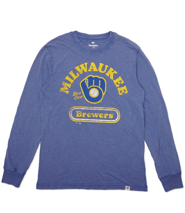 FANATICS Brewers Circus Catch Long Sleeve Tee