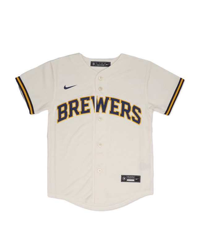 Nike Milwaukee Brewers Road Replica Jersey - Grey - MODA3