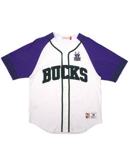 MITCHELL AND NESS BUCKS PRACTICE DAY JERSEY