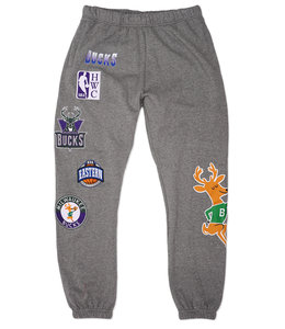 MITCHELL AND NESS BUCKS CITY COLLECTION SWEATPANTS