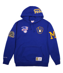 Milwaukee Brewers '47 Brand Dune Atlas Striker Hooded Sweatshirt