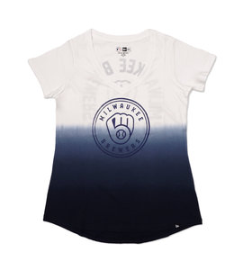 New Era Brewers Women's Split Back Tank Top Navy Size S | MODA3