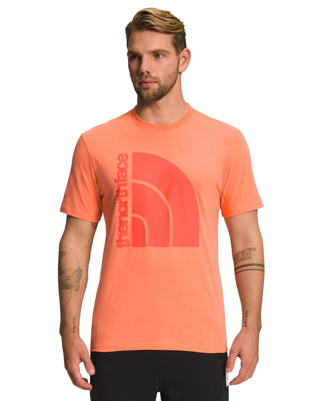 The North Face Jumbo Half Dome T-Shirt - Dusty Coral Orange - MODA3