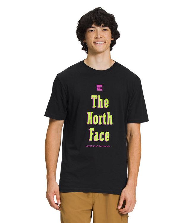 Black and yellow north face cheap t shirt