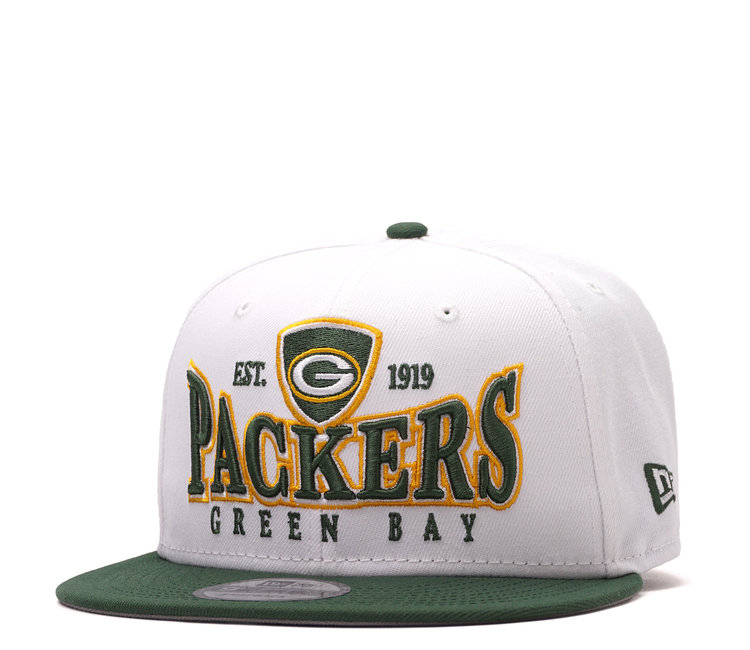 NEW ERA M 950RETROTITLE PACKERS 9FIFTY SNAPBACK HAT