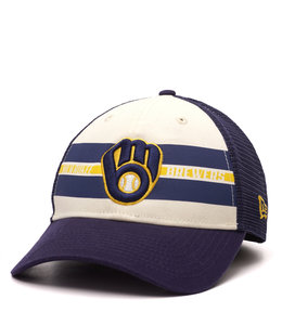 Men's Milwaukee Brewers '47 Navy Cledus MVP Trucker Snapback Hat