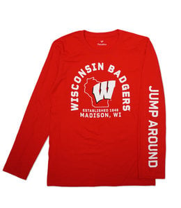 FANATICS BADGERS WINNING TEAM LONG SLEEVE TEE