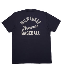 Men's Milwaukee Brewers '47 Navy Turn Back Franklin T-Shirt