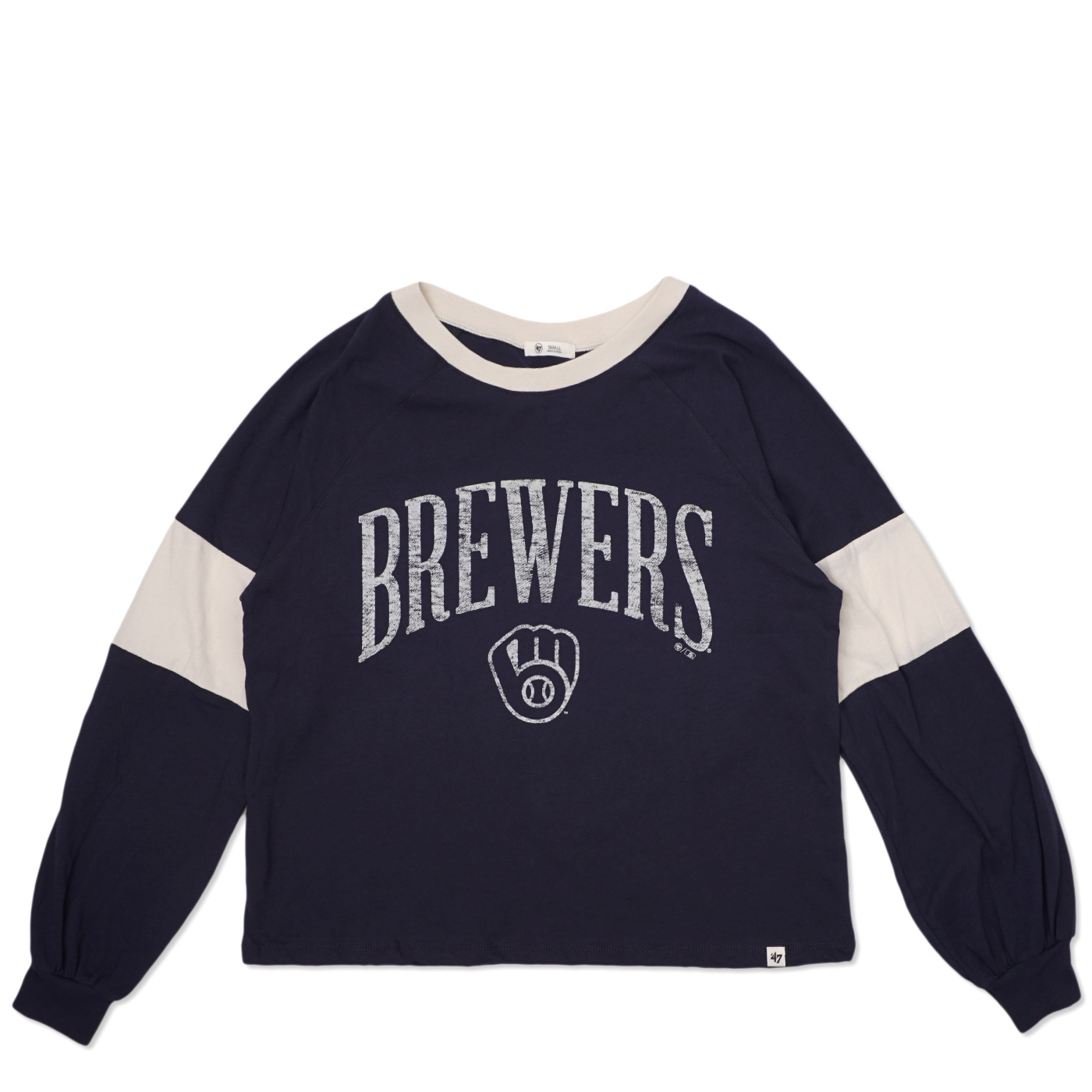 47 Brand Milwaukee Brewers Women's Upside Rhea Long Sleeve T-Shirt
