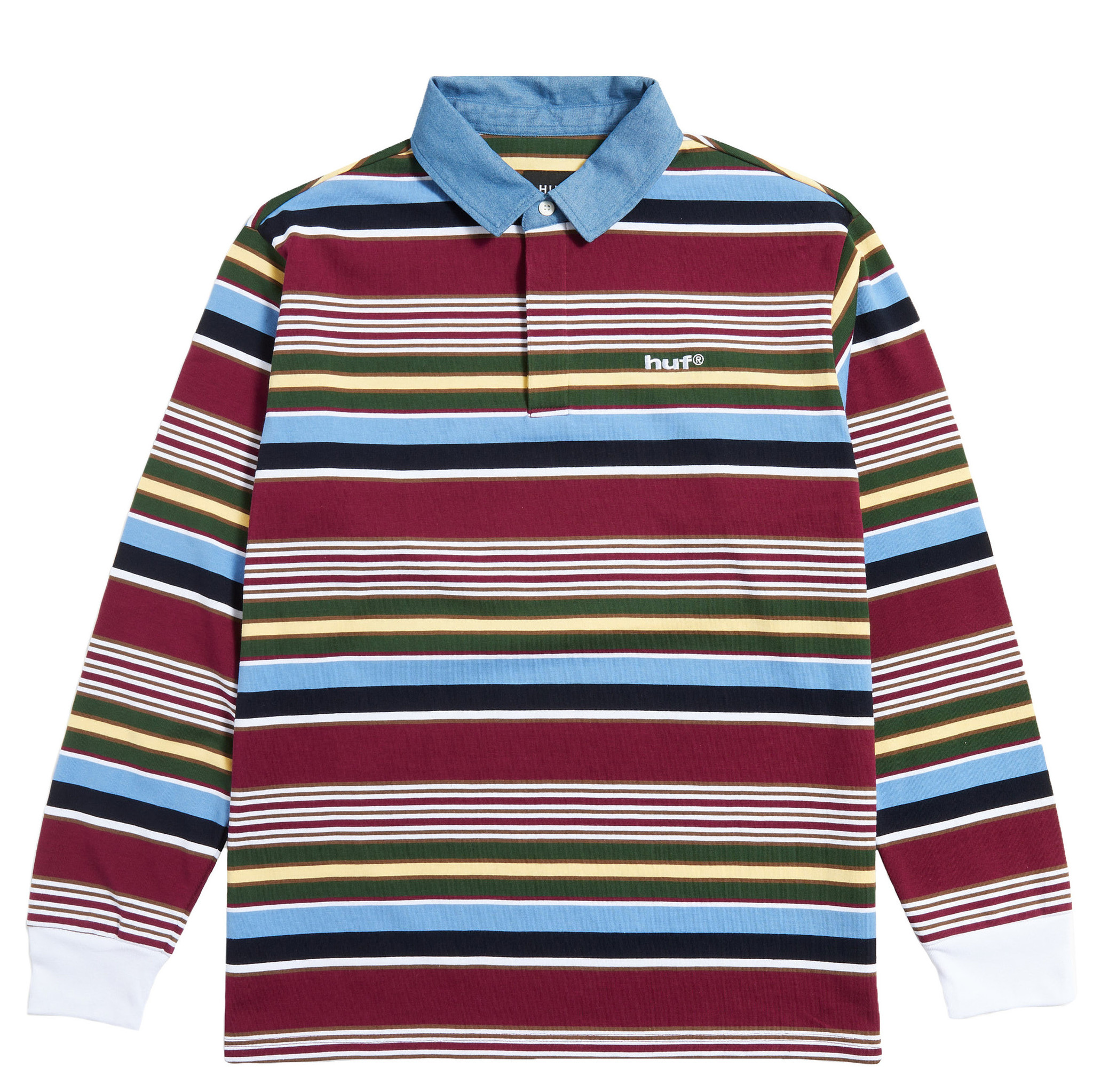 HUF Faded Rugby Shirt - Multi