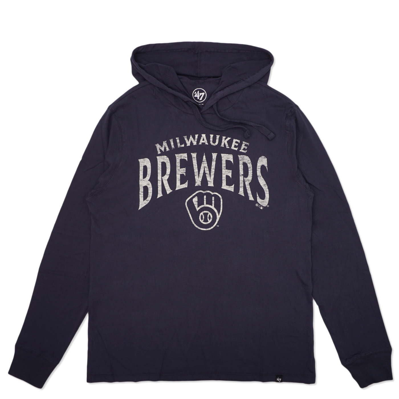 47 Brand Men's Brewers Timepiece Franklin Hoodie Navy Size L | MODA3