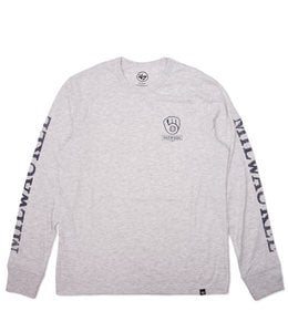 '47 BRAND BREWERS TRIPLE DOWN FRANKLIN LONG SLEEVE TEE