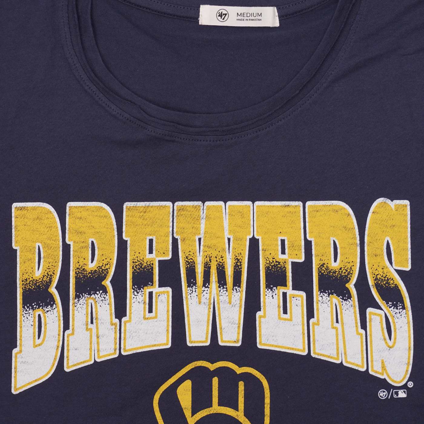 47 Brand Women's Milwaukee Brewers Upside Rhea Long Sleeve T-Shirt