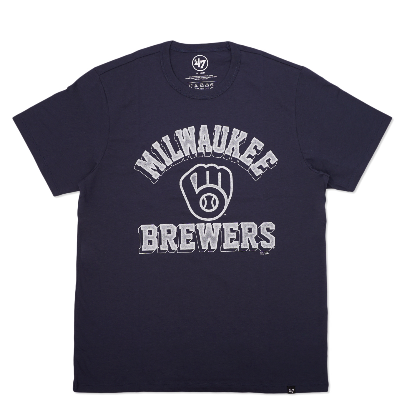 Milwaukee Brewers '47 Brand Cadet Blue Unmatched Retro Franklin T-Shirt