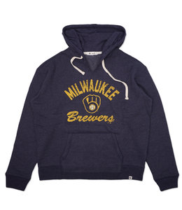 '47 BRAND BREWERS WOMEN'S WRAPPED UP PULLOVER HOODIE