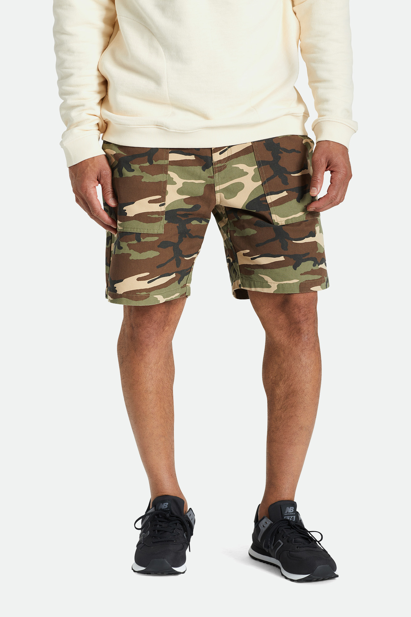 Brixton camo shorts clearance