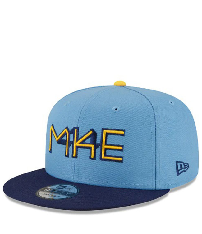 New Era Milwaukee Brewers City Connect 9Twenty Hat - Powder - MODA3