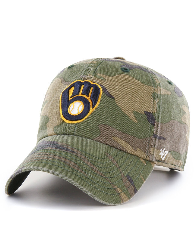 '47 BRAND Brewers Camo Clean Up Hat