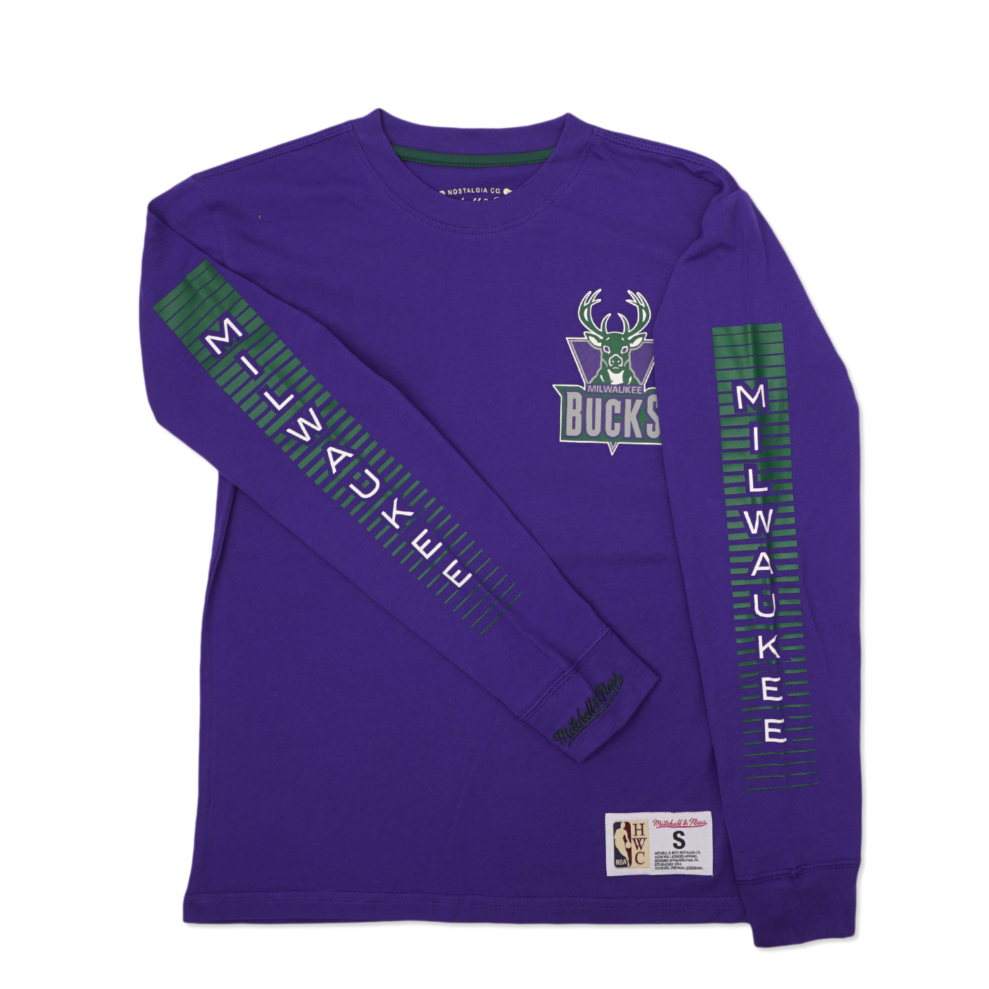 Milwaukee Bucks Nike Long Sleeve Practice T-Shirt - Youth