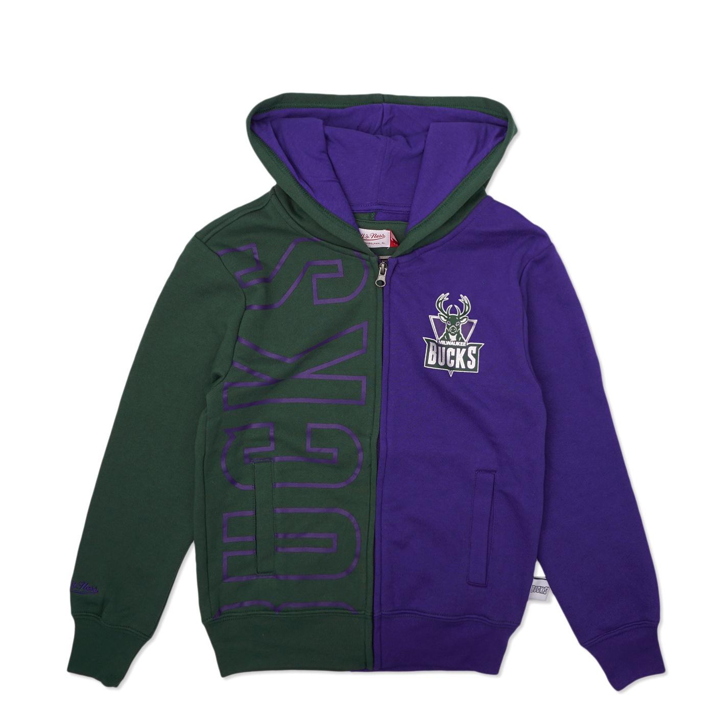 Mitchell and Ness Bucks Youth Champ City Pullover Hoodie