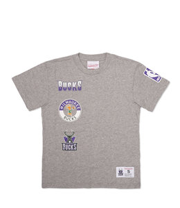 MITCHELL AND NESS BUCKS YOUTH CHAMP CITY TEE