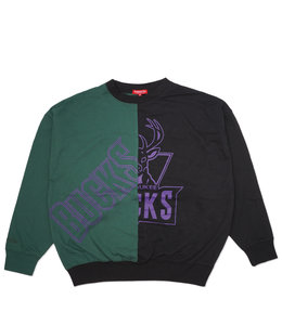 MITCHELL AND NESS BUCKS WOMEN'S BIG FACE 5.0 CREWNECK SWEATSHIRT