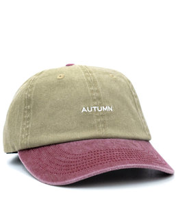 AUTUMN PREWASHED CANVAS TWO TONE STRAPBACK HAT