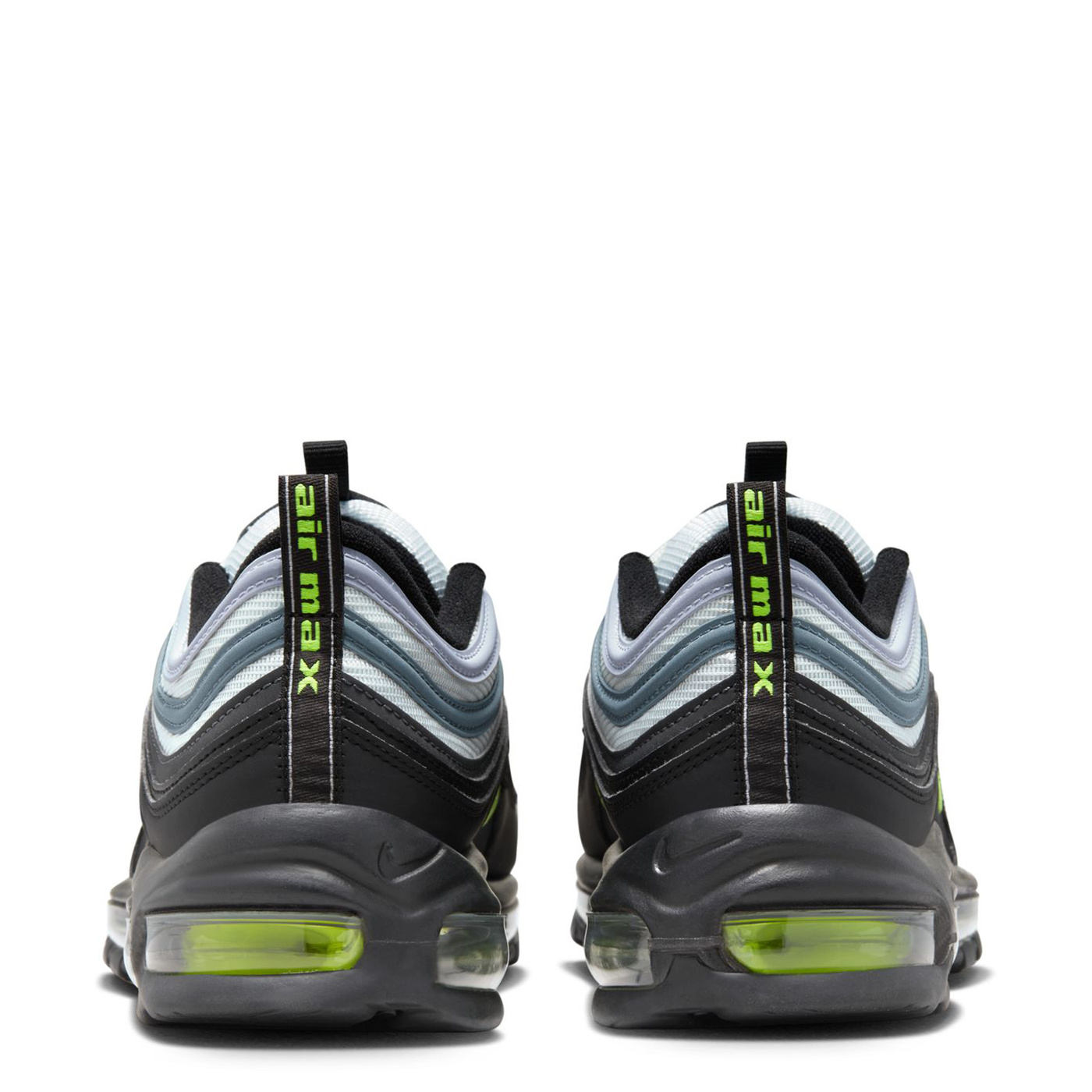 Nike Boys Air Max 97 - Shoes Pure Platinum/Black/Volt Size 07.0