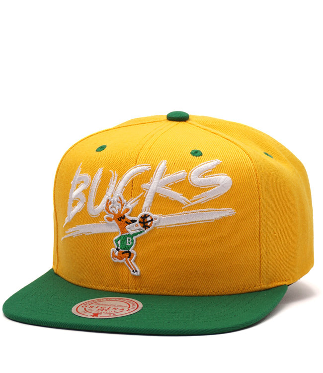 MITCHELL AND NESS Bucks HWC Transcript Snapback Hat