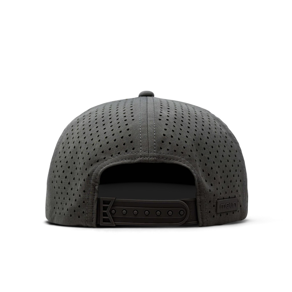 Melin Coronado Brick Hydro Performance Snapback Hat - Charcoal - MODA3