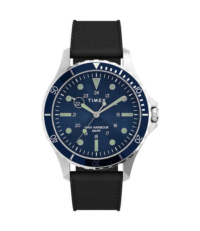 TIMEX Navi XL Leather Strap Watch