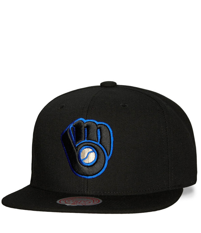 Mitchell & Ness Milwaukee Brewers Team Classic Snapback Hat