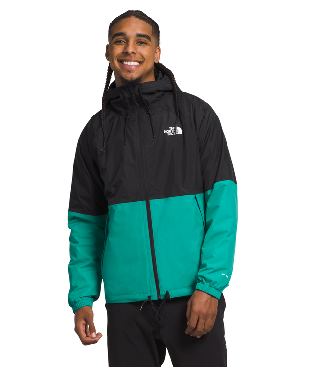 The North Face Antora Rain Hoodie - Black/Teal - MODA3