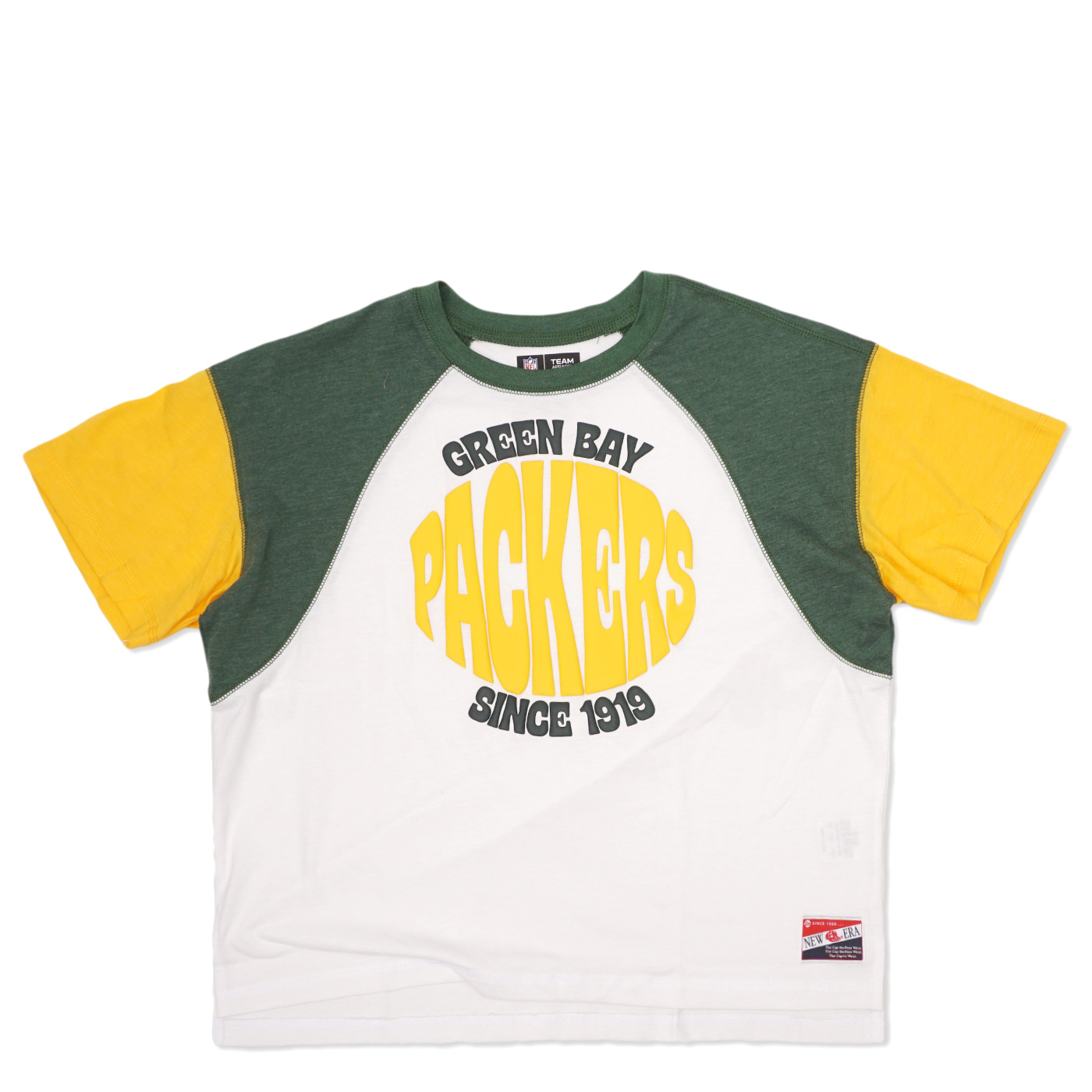 Green Bay Packers New Era Current Day Long Sleeve Hoodie T-Shirt - Green