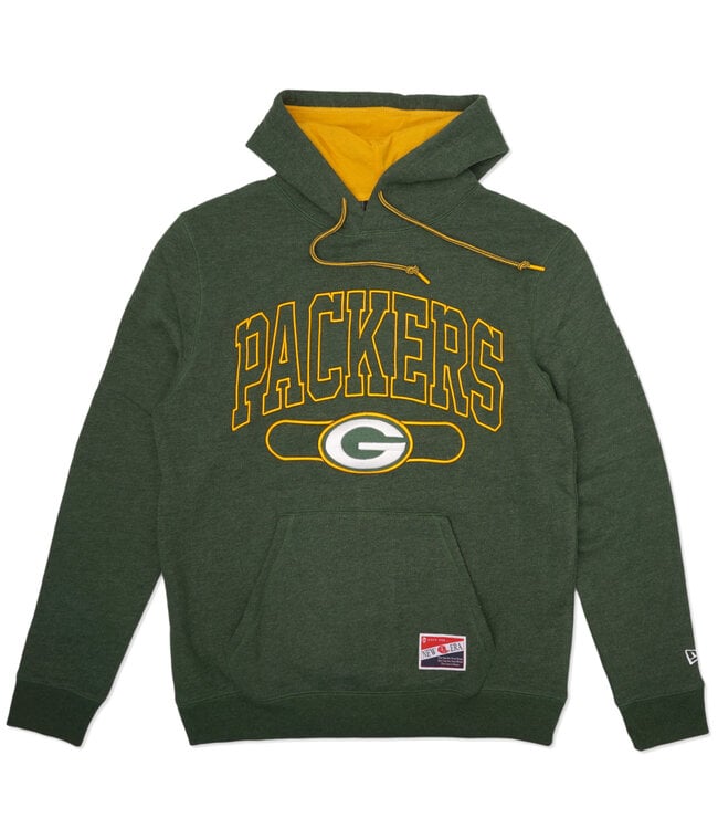 Green Bay Packers Throwback Hoodie - Size: L, NFL by New Era