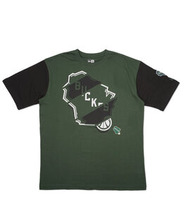 NEW ERA BUCKS STATE LOGO TEE