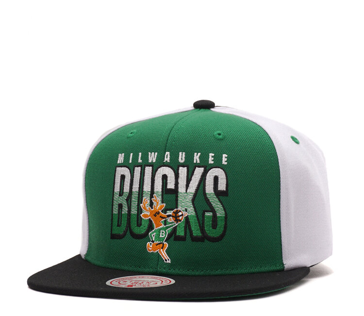 Mitchell & Ness Milwaukee Bucks Billboard 2 Snapback Hat - Green