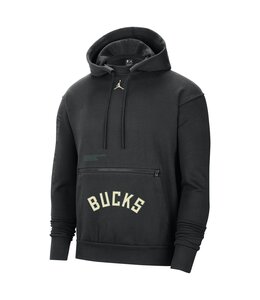 NIKE BUCKS STATEMENT EDITION COURTSIDE JORDAN PULLOVER HOODIE