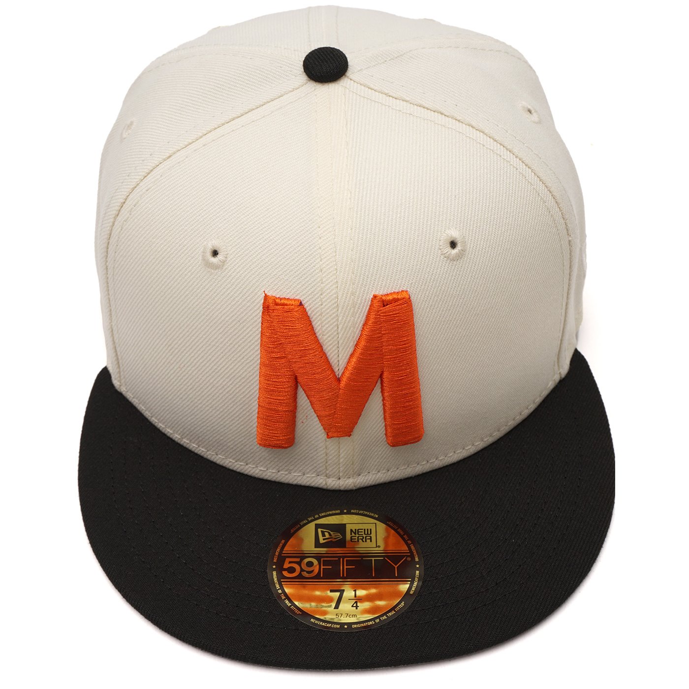 New Era Men's Milwaukee Bears 'Motor Pack' 59FIFTY Fitted Hat Cream Size 7 3/4 | MODA3